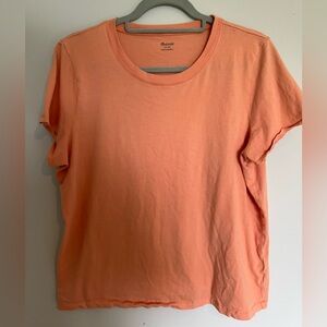 Madewell orange shirt